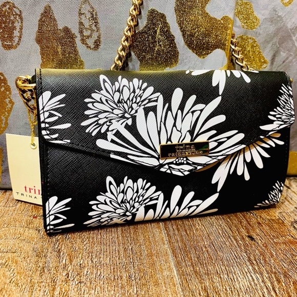 Trina Turk Handbags - Trina Turk Pretty Flower Mini Phone-Bag Crossbody